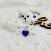 Mini oso lindo LOVE de mano TE AMO Día de San Valentín Pequeños adornos de cristal suministro transfronterizo se puede enviar en representación
