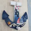 Estilo Oceano Mediterrâneo Madeira Criativo Novo 28cm Âncora de Navio Decoração de Parede Pingente Casa Bar Decoração de Parede
