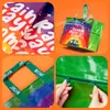 Bolsa de Almacenamiento para Colcha Tejida Bolsa de Almacenamiento de Dibujos Animados para Jardín de Infancia Gran Capacidad Bolsa de Equipaje para Mudanzas Bolsa Tejida Portátil Impermeable