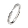 Moda coreana anillo personalizado simple chic anillo de dedo creativo versátil cruz anillo de diamantes completos apertura ajustable