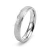 Anillo Fino Estilo Coreano Chapado en Oro Rosa de 18K Anillo Frosted ins Acero de Titanio para Hombre y Mujer Anillo de Cola para Pareja Joyería Distintiva de Moda