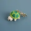 Colgante Creativo de Tortuga Pequeña Tejida, Exquisito Adorno de Caparazón de Tortuga Hecho a Mano, Hermoso Llavero Terminado Hecho a Mano