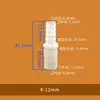 Adaptador de Torre Resistente a Altas Temperaturas Interface de Conversão de Tamanho Pequeno Conexões para Tubos de Água e Gás Tubo Flexível de Plástico Conector Reto Redutor de PP