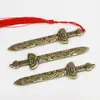 Espada Qinglong no Atacado, Espada Estilo Antigo com Escultura Fina, Espada Shigan, Colecionável Antigo, Acessório Pingente de Espada Sete Estrelas Dragão Duplo