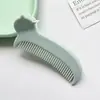 Pente de cor sólida simples para prender o cabelo para arrumar e estilizar cabelos preguiçosos, presilha para franja, presilha alta para o topo da cabeça, pente de cabelo portátil para viagem