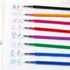Fabricantes nuevos colores de recambios para bolígrafo borrable bolígrafo de gel reemplazable color estudiante núcleo de color papelería al por mayor