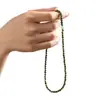 Pulseira de Contas de Buda de Sândalo Verde Antigo Pingbu Qingyun Hotan Qingyu Antiga Simples 4mm Pulseira de Sândalo Mulheres Artísticas