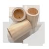 Madera de Pino tira de madera maciza cuna silla de oficina mesa mueble pata redonda elevada soporte elevador almohadilla de pata oblicua