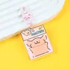 Llavero Colgante de Acrílico Personalizado Personaje Estrella de Dibujos Animados Periférico Soporte Personalizado Imán Creativo de Ciudad