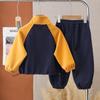 Conjunto de Sudadera Nuevo 2025 para Niños Ropa de Otoño para Niños Niños Guapos Ropa para Bebés de Primavera y Otoño Conjunto de Dos Piezas Estilo Coreano