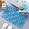 Fabricante Banheiro Doméstico Tapete Antiderrapante para Chão Oco Absorvente de Água Espessado com Ventosas Tapete Massagem para Pés de Banheiro Venda por Atacado