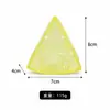 Brinquedo squishy de mini queijo realista mais vendido internacionalmente, formato triangular criativo, queijo squishy moldável, brinquedo de alívio de estresse de rebote lento