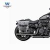 Carro esportivo Wolf adequado para xiangshuai cara durão 800N bolsa lateral bolsa lateral caixa lateral retrô bolsa para capacete à prova d'água liberação rápida