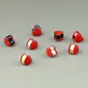 Conjunto de acessórios para joias DIY Anel de aço inoxidável Plug para orelha de coração duplo Brinco com logotipo gravado Plug de orelha Galvanoplastia a vácuo Anti-queda Força de Orelha