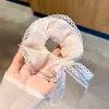 Anillo para el pelo del intestino grueso colección anillo para el pelo fresco simple súper hada encaje de flores accesorios para el pelo popular cuerda para el pelo al por mayor cuerda para el pelo