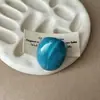 Anel de Dedo Oval Simi Resina Exagerado Distintivo Feminino Tendência Ins Moda Única Anel Versátil Anel Anel Anel