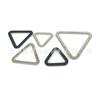 Botón Triangular Colgante de Aleación de Zinc de 18 mm con Chapado Botón Metálico Decorativo de Ajuste Hebilla Triangular