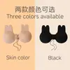 Patch de Silicone para Elevação de Seios com Cordão Cruzado e Orelhas de Coelho Respirável Push-Up Roupa Íntima Fotografia de Casamento Sutiã Invisível Sem Costura