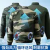 1. Ropa de Refrigeración de Verano con Aire Acondicionado para Hombres con Ventilador, Ropa de Camuflaje para Trabajo, Ropa de Refrigeración para Sitio de Soldadura para el Trabajo
