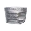 Pastel de Barbacoa Bolsa Térmica de Algodón Perlado con Papel de Aluminio Aislante Bolsa Térmica para Llevar Comida Fresca Comida Fresca Refrigerada Bolsa Térmica para Comida Fresca