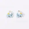 Acessórios de Joias com Pingente de Elefante Cavalo Pato com Pingos de Óleo 3D Acessórios de Pingente DIY Corrente para Celular Chaveiro Pingente de Pulseira