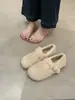 Ropa de Abrigo de Invierno para Mujer Zapatos Birkenstock Cálidos y de Terciopelo con Aumento Interno Zapatos de Suela Gruesa con Piel para Mujer