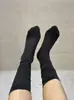Meias CM232-JA de Cashmere Modal com Listras Finas e Textura Felpuda