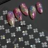 2025 Noche de Ortografía Nuevas Pegatinas de Uñas Artísticas Primavera Fresca Láser Van Cleef Arpels Trébol de Cuatro Hojas Uñas Artísticas Pegatina Adhesiva Trasera