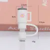 Nuevo tapón de tapa de pajita a prueba de polvo de gran diámetro de 10 mm se puede reciclar linda taza de té de leche tapón de pajita grueso fabricantes suministro