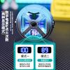 Nuevo Mech Giro Celebrante Creativo de Internet Encendedor de Carga USB Cuerpo Metálico Pantalla de Potencia Tiempos de Encendido Marea