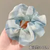 2026 Novo Estilo Estilo Floresta Elástico Alto Prendedor de Cabelo com Laço Preguiçoso, Corda de Cabelo para Rabo de Cavalo em Tecido de Renda para Mulheres
