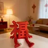 Decorações de Casamento com Personagem Dupla Felicidade 3D, Enfeites de Personagem Dupla Felicidade 3D para Cerimônia de Casamento, Decoração de Quarto de Casamento, Decoração de Quarto e Sala de Estar de Casa Nova