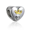 Hui Yue DIY Gota de Óleo Coroa de Amor Diamante Contas com Furo Grande Pulseira de Liga Acessórios de Contas Comércio Exterior E-commerce Suprimento
