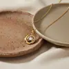 Anillo de Ensueño Estilo Francés de Lujo Ligero Estrella y Luna, Collar de Diamantes, Producto de Nicho, Regalo de Vacaciones, Cadena para la Clavícula de Diseño de Alta Gama Transfronterizo
