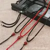 Pingente de Corda com Contas de Ágata de Alta Qualidade Tecido à Mão Acessórios DIY Pingente de Jade Pingente de Jade Corda de Jade Atacado Ajustável