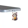 Tapón de Polvo para Teléfono Lindo Pe Ovalado Colgante Popular 2D Acrílico Transfronterizo Ty Diseño Plano de Gato