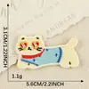 Parche Original Dibujo Animado Perro Salchicha Gato Autoadhesivo Bordado por Computadora Decoración de Caja DIY Manualidades Manualidades Pegatina de Tela