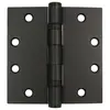 Comercio Exterior Transfronterizo Americano Comercial Puerta Batiente Ventana Gabinete Bisagras Cuadradas de Plástico Negro Mate Níquel Cepillado Cromo de 3.5 pulgadas
