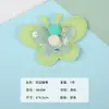 Accesorios de Tela Tridimensionales Mariposa Pequeña Corazón de Niña Mariposa de Lentejuelas de Doble Capa Pinza para el Cabello DIY para Niños Accesorios para el Cabello Pegatina de Tela