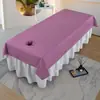 Sábana a prueba de polvo e impermeable para cama de belleza, transpirable y amigable con la piel, sábana para cama de salón de belleza, cubierta para cama de masaje con agujero abierto, cama individual