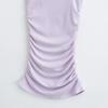 Ropa de Mujer Transfronteriza al por Mayor Moda de Chicas Atrevidas Versátil Halter Fruncido Delgado Delgado sin Mangas Chaleco Vestido sin Espalda