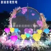Luz Ambiental LED para Exteriores Zhongshan Luces en Forma de Corazón Emisoras de Luz Decoración de Paisaje Interactivo Luces en Forma de Corazón de Turismo Cultural Coloridas