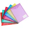 Bolsa Portadocumentos Vertical de PP con Agujeros y Cierre de Velcro A4A5A6 Papel de Examen Estudiantil Bolsa para Documentos de 11 Agujeros 6 Agujeros Bolsa Portadocumentos Impermeable