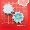 Flor Simulada Brilhante de Cinco Pétalas Série de Flores Coloridas Acessórios de Resina DIY Cola de Creme Capa de Celular Joias Ímã de Geladeira