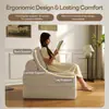 Sofá Cama Compacto Más Vendido de Amazon, Sillón Sofá de Piso Individual de Pana, Paquete Enrollado al Vacío, No Requiere Instalación