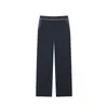 Chaleco con bloques de color de estilo europeo transfronterizo para mujer, nuevo de moda 2026, con temperamento 7674739 Pantalones 7675739