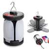 Luz de Camping Ultra Duradera en Stock para Iluminación Exterior, Alimentada por Energía Solar, Recargable, con Gancho, Luz Ambiental, Lámpara de Camping