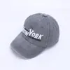 Gorra de Béisbol de Algodón Lavado con Bordado Creativo de Nueva York Transfronteriza Amazon Gorra Parasol En stock Lote