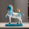 Novos Enfeites de Estilo Chinês para Riqueza Imediata, Cavalos do Zodíaco Atacado para Decoração de Sala de Estar, Decorações de Entrada e Escritório, Presentes de Inauguração