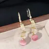 Brincos Novos Simples Estilo Coreano com Pedra Olho de Gato, Estilo Retrô Quadrado, Presilhas de Orelha Exquisitas, Brincos da Moda e Versáteis para Celebridades da Internet
